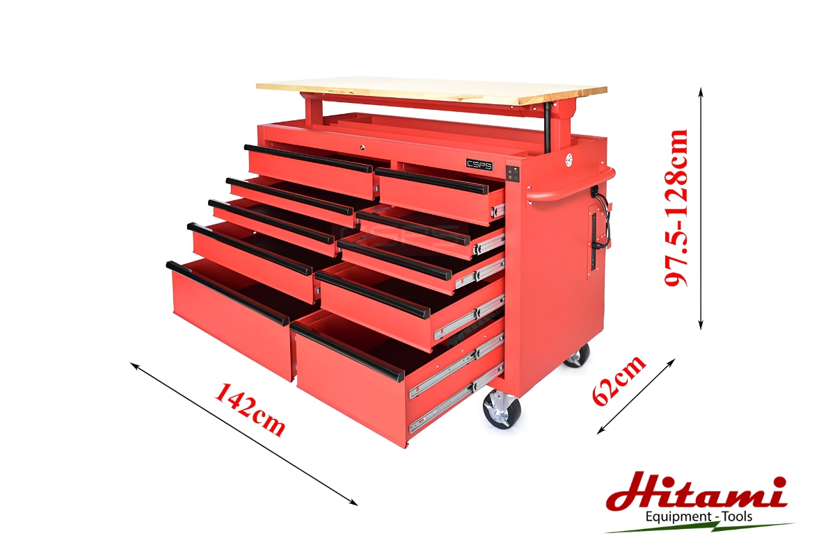 Kinh nghiệm chọn mua tủ đồ nghề sửa xe máy phù hợp 3 Kích thước tủ đồ nghề sửa xe máy