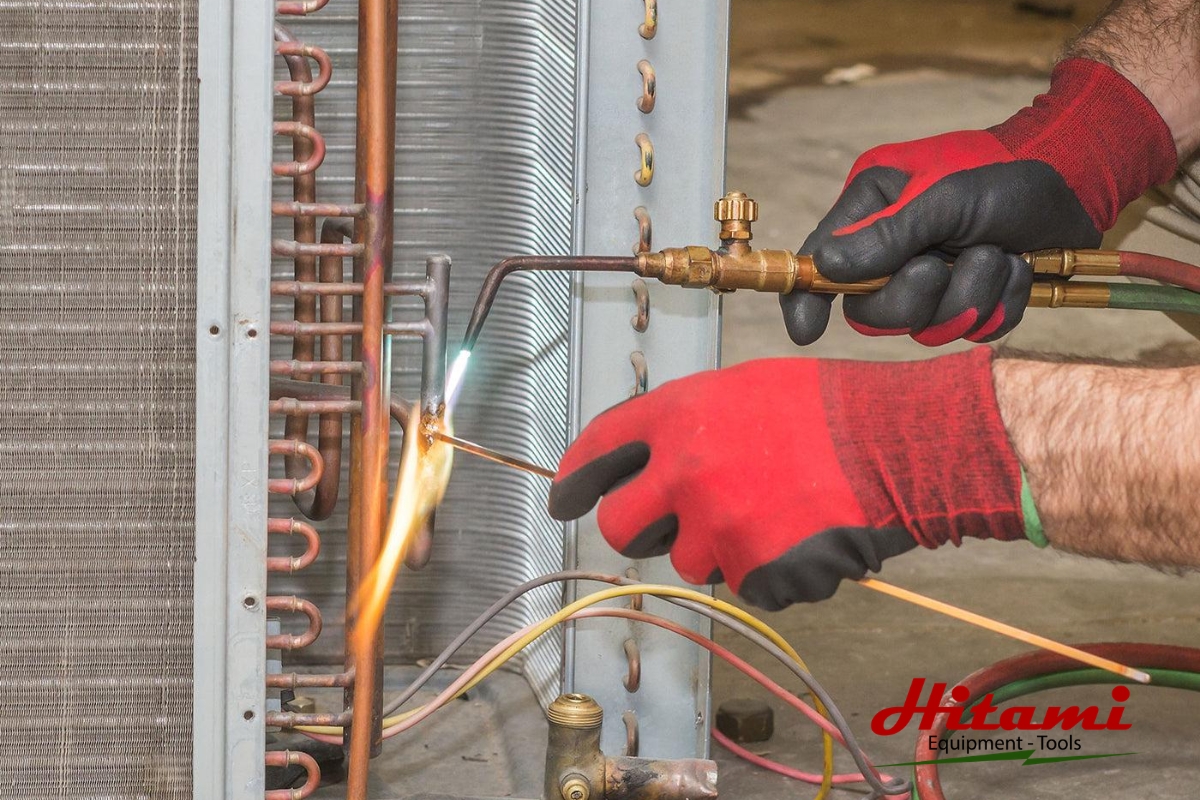 Hướng dẫn nối ống đồng máy lạnh chắc chắn và kín gas 3 Hàn ống đồng