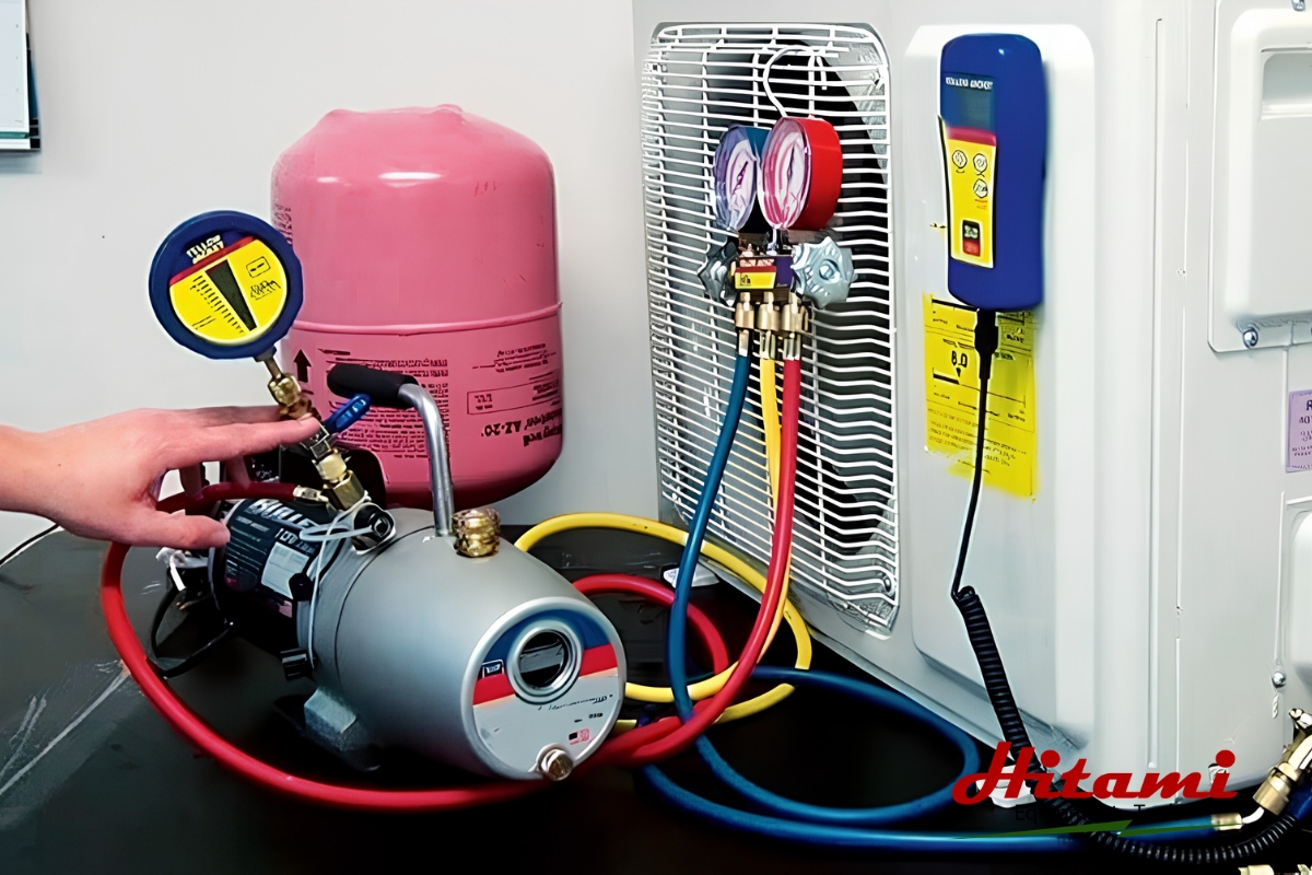 Hút chân không máy lạnh có cần thiết? Cách thực hiện 3 Tiến hành hút chân không